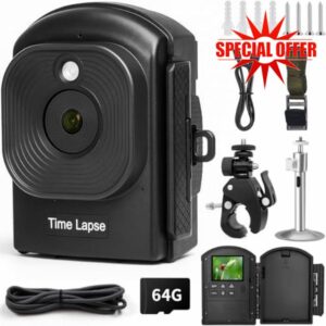 VexNook Time Lapse Camera Outdoor - with IR Positioning