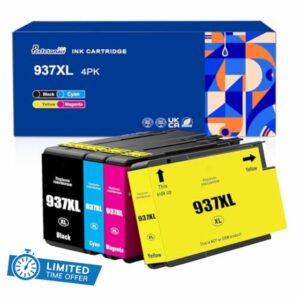 Perfetonair 937e 937XL Ink Cartridges Multipack(BK/C/Y/M