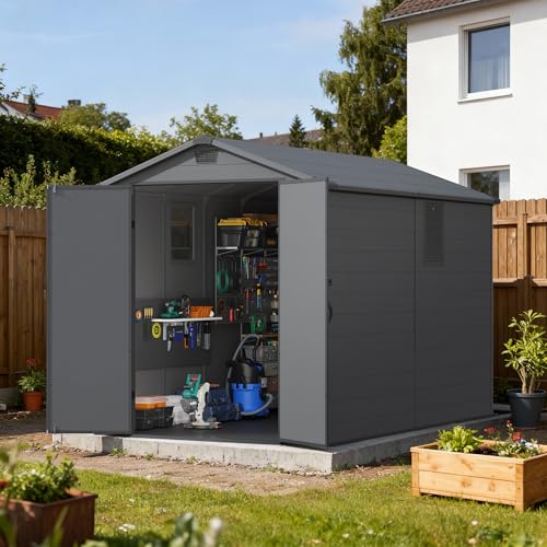 Garbage Bin Store - Weather and Fade Resistant - Dark Gray