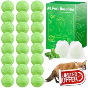 24 PCS Peppermint Oil Fox Repellent for Gardens UK