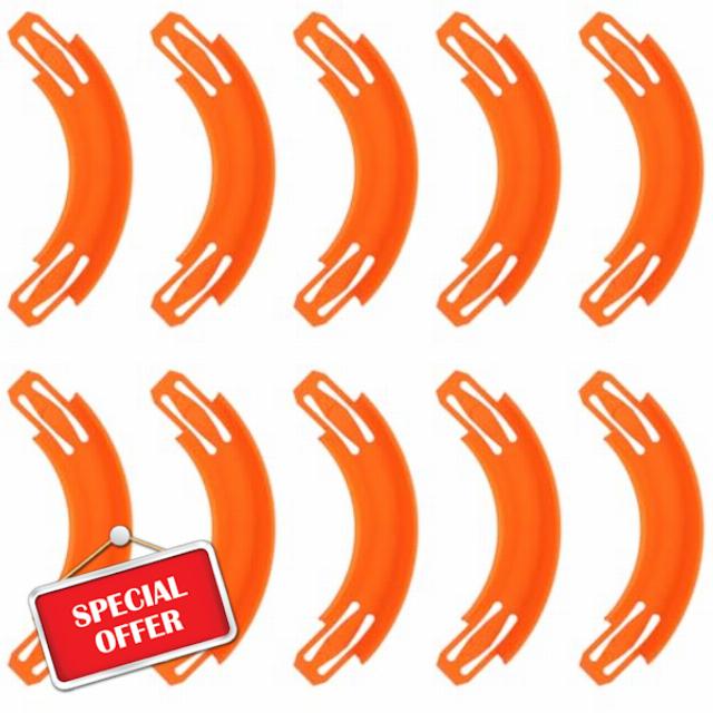 10pcs Curved Track Connectors for Hot Wheels