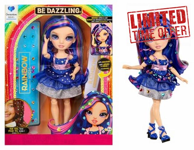 Rainbow High Be Dazzling - Genevieve Bleue - Blue 28cm Fashion Doll with Bedazzling Tool