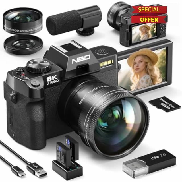 NBD 8K 64MP Digital Camera