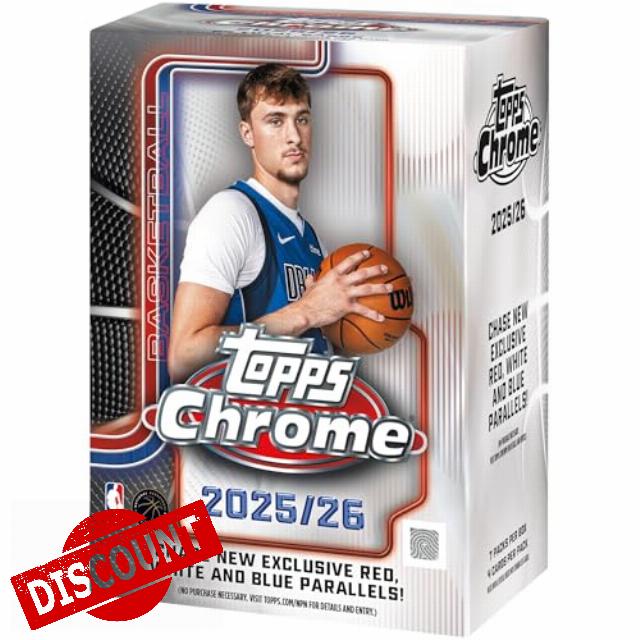 Topps 2025-26 Chrome Basketball - Factory Sealed - Value Box