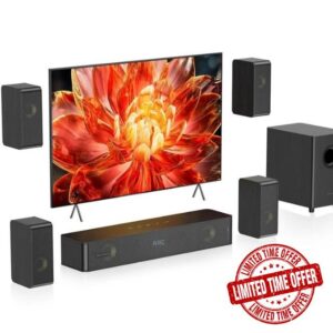 Wooden 5.1.2CH Soundbars for TV