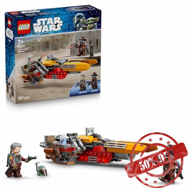 LEGO Star Wars 75437 Cobb Vanth's Speeder Toy - incl. Cobb Vanth & Cad Bane Minifigures