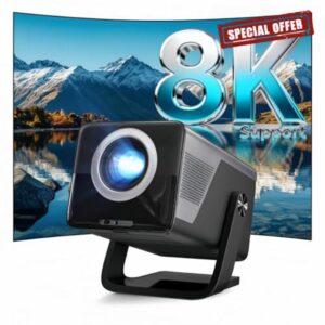[8K Support/2000 ANSI/AI Visual Calibration] X7 Smart Projector with Android 14 OS DoIby
