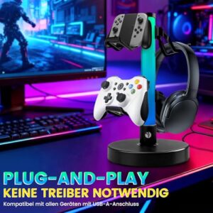 Gaming Controller Holder with Remote Control