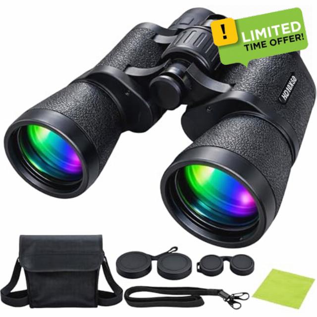 10x50 HD Binoculars for Adults – High Power