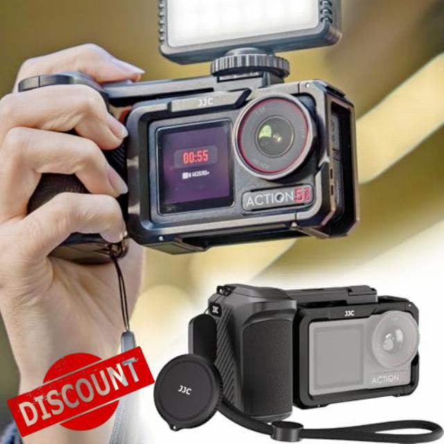 JJC Osmo Action 5 Pro Cage Street Grip Kit