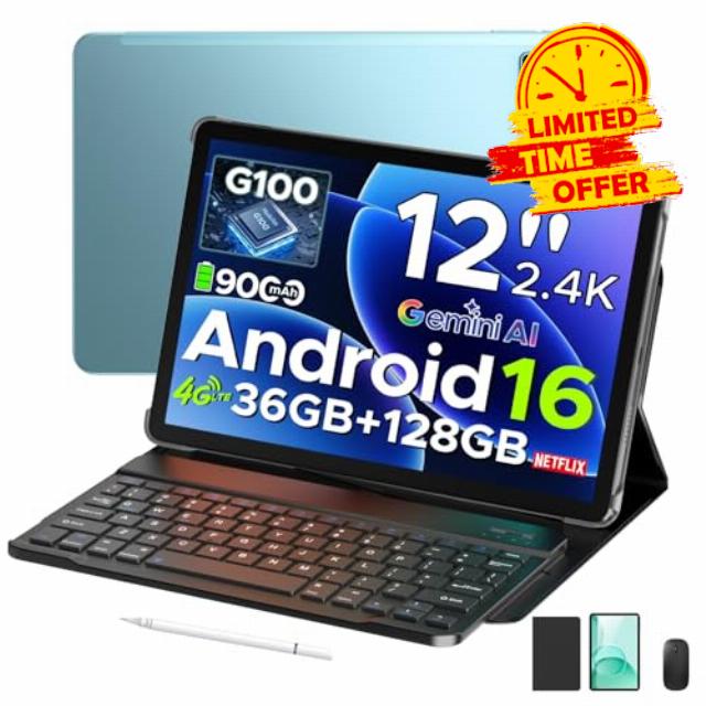 DOOGEE Tab G6 Pro 12 Inch 2.4K Tablet