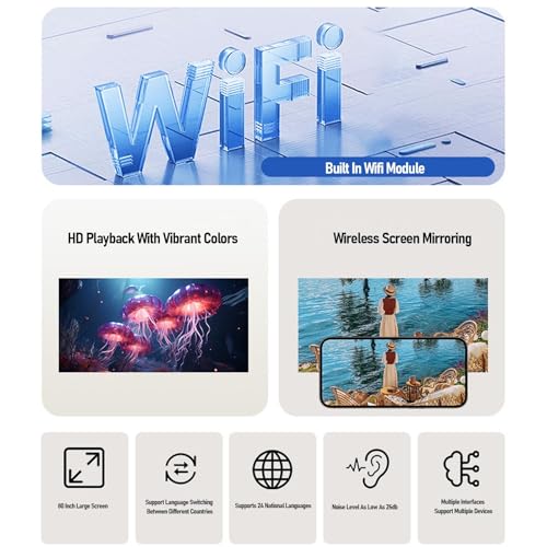 Home Theater Mini Projector with WiFi