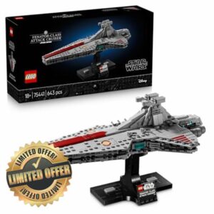LEGO Star Wars 75441 Venator-Class Attack Cruiser Building Set for Adults - Republic Starship Model Kit - Living Room & Shelf Decor - Collectible Gift for Revenge of the Sith Fans