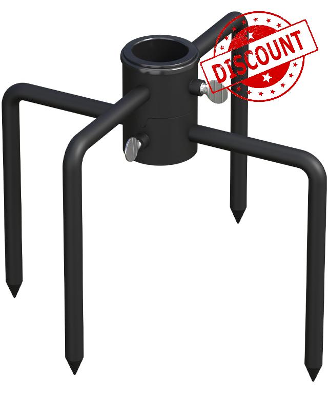 Mocomax Pole Stabilizer Stand Base Applies to 1.41" to 2.12" Shepherds Hook