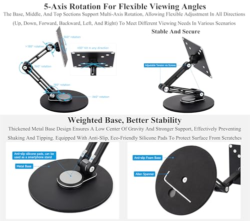 Supports Multi-axis Rotation