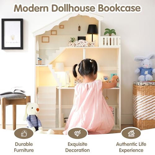 Wooden Toy Storage Bookshelf