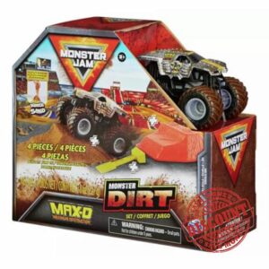 Monster Jam 4 Piece Playset With Monster Truck