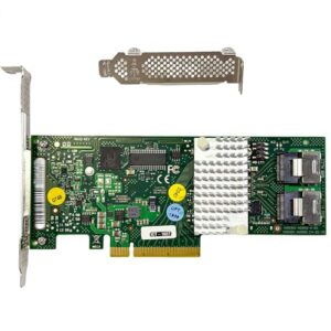 SAS HBA Card Compatible with LSI 9211-8i IT Mode & D2607 PCIe SATA Expansion Card