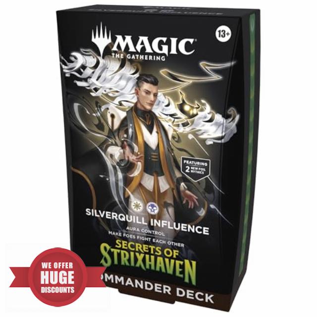 Magic: The Gathering Secrets of Strixhaven Commander Deck - Silverquill Influence (English Version)
