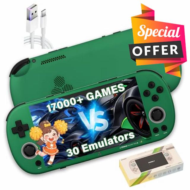 Trimui Smart Pro S Retro Handheld Game Console 17000+ Games 30 Emulators 5000mAh Retro Games Console