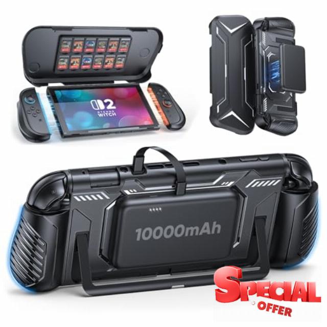 FASTSNAIL Switch 2 Protective Cover with 10