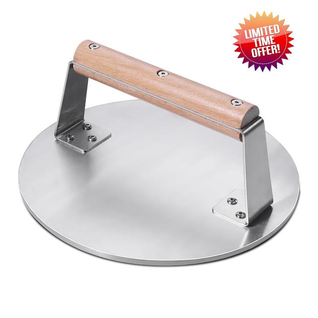 SKY FISH® Stainless Steel Smash Burger Press