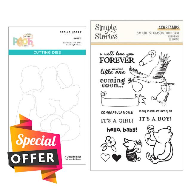 Hello Baby Stamp & Die Bundle with Simple Stories