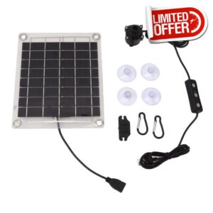 Tomotato Solar Water Pump Kit 20W Submersible