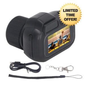 Mini Keychain Photo Camera - 1080P HD Compact Cam