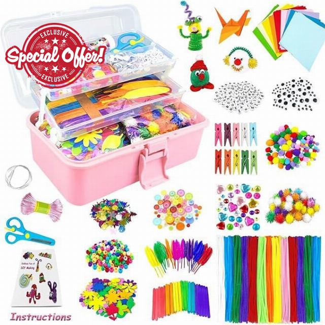 1500pcs Kids Craft Set Art