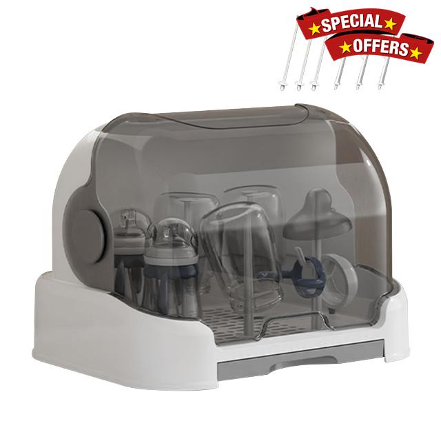 Bottle Box - Large Container with Storage Lid Dustproof Storage for Feeding Pump Pantry Kitchen Bathroom Bedroom