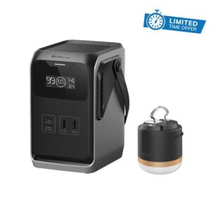 ECOFLOW Trail 200 DC Portable Power Station with Camping Light