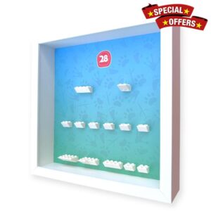 Minifigure Display Case - for LEGO Minifigures Series 28 71051 - Dust Protection - Wall Mount or Free Stand
