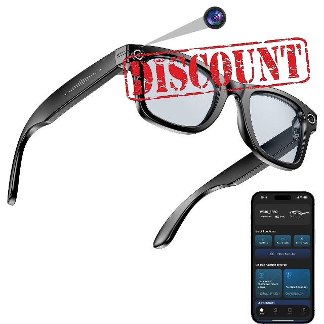 AI Smart Camera Glasses for Men Women