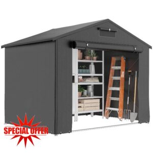 Outsunny 8 x 6 ft Outdoor Garden Storage Shed