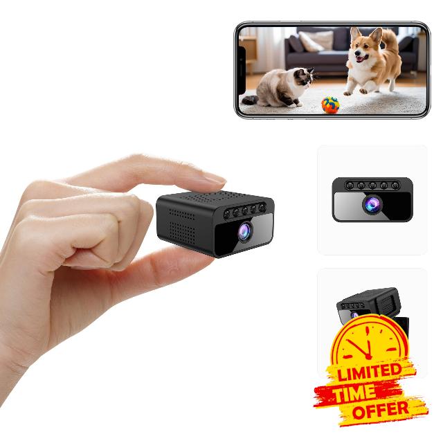 AOBOCAM Mini Spy Camera WiFi Hidden Camera 4K