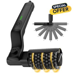 Electric Rotary Grill Brush for Outdoor Grill