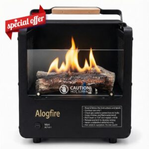 ALOGFIRE Mini Portable outdoor Butane Gas Heater