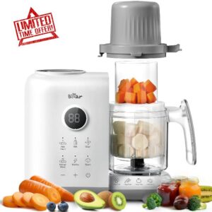 Bear Baby Food Blender with 18.5oz Dual-Layer Steam Baskets