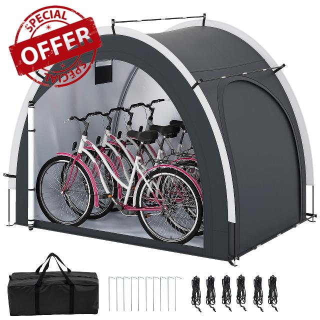 COSTWAY Bike Storage Shed Tent