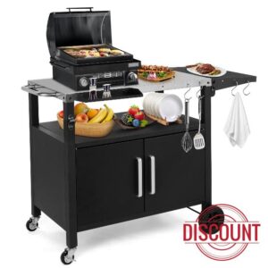Outdoor Grill Dining Cart
