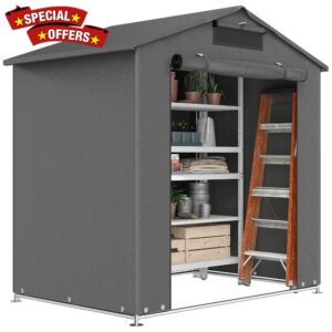 Outsunny 6 x 4 ft Outdoor Garden Storage Shed
