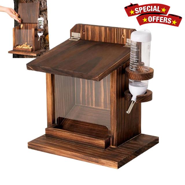 Squirrel Houses - Chipmunk Feed Station for Animal Pets