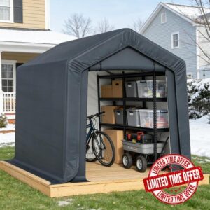 WUDLEP 3m*2m*1.8m Portable Storage Shed