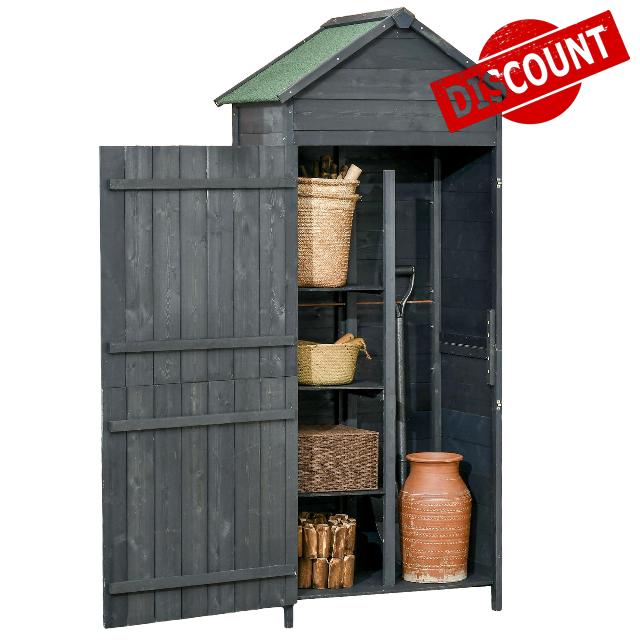 Outsunny Wooden Outdoor Storage Shed