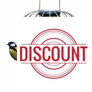 Birdfeeder Guardian Jacobi Jayne - Squirrel-Proof Bird Feeders UK – Hanging Bird Feeder Protection for Bird Feeders for Small Birds Only - Small