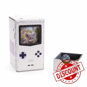 Venssu Retro Gaming Console MTG Deck Box with Dice Tray