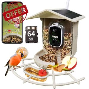 Origem Smart Bird Feeder Camera Wheat Straw