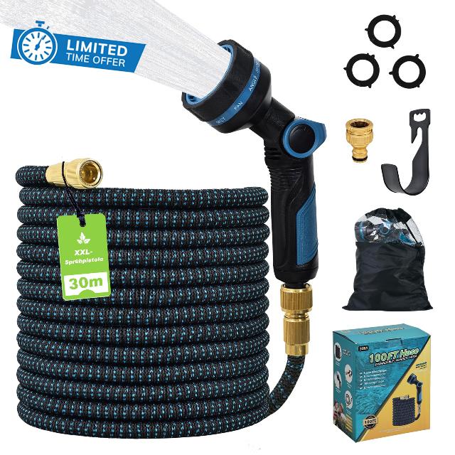 FLOWCASA Expandable Garden Hose 30m