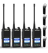 Retevis RB658 Walkie Talkie Bluetooth, Professional 2 Way Radio APP Setting, Group Call, 1800 mAh...